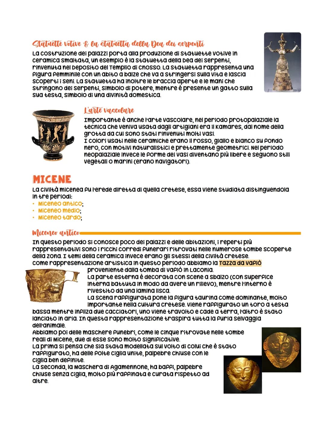 Creta e Micene
CRETA
Durante lo sviluppo delle civiltà Mesopotamiche fiorisce nell'isola di creta la civiltà dei
cretesi. creta non era dife