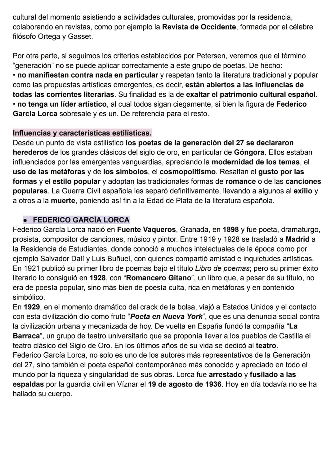 VANGUARDIAS Y GENERACIÓN DEL 27
● MARCO HISTORICO
La dictadura. El general Primo de Rivera instauró la dictadura en septiembre de 1923,
repr