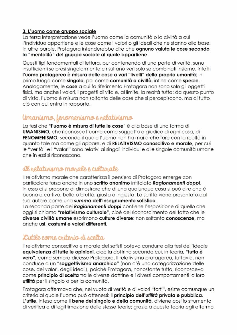I sofisti
1. L'arte della sofistica
Nella Grecia arcaica il termine "sofista" era sinonimo di "saggio". A partire dal V
secolo a.C. nell'Ate