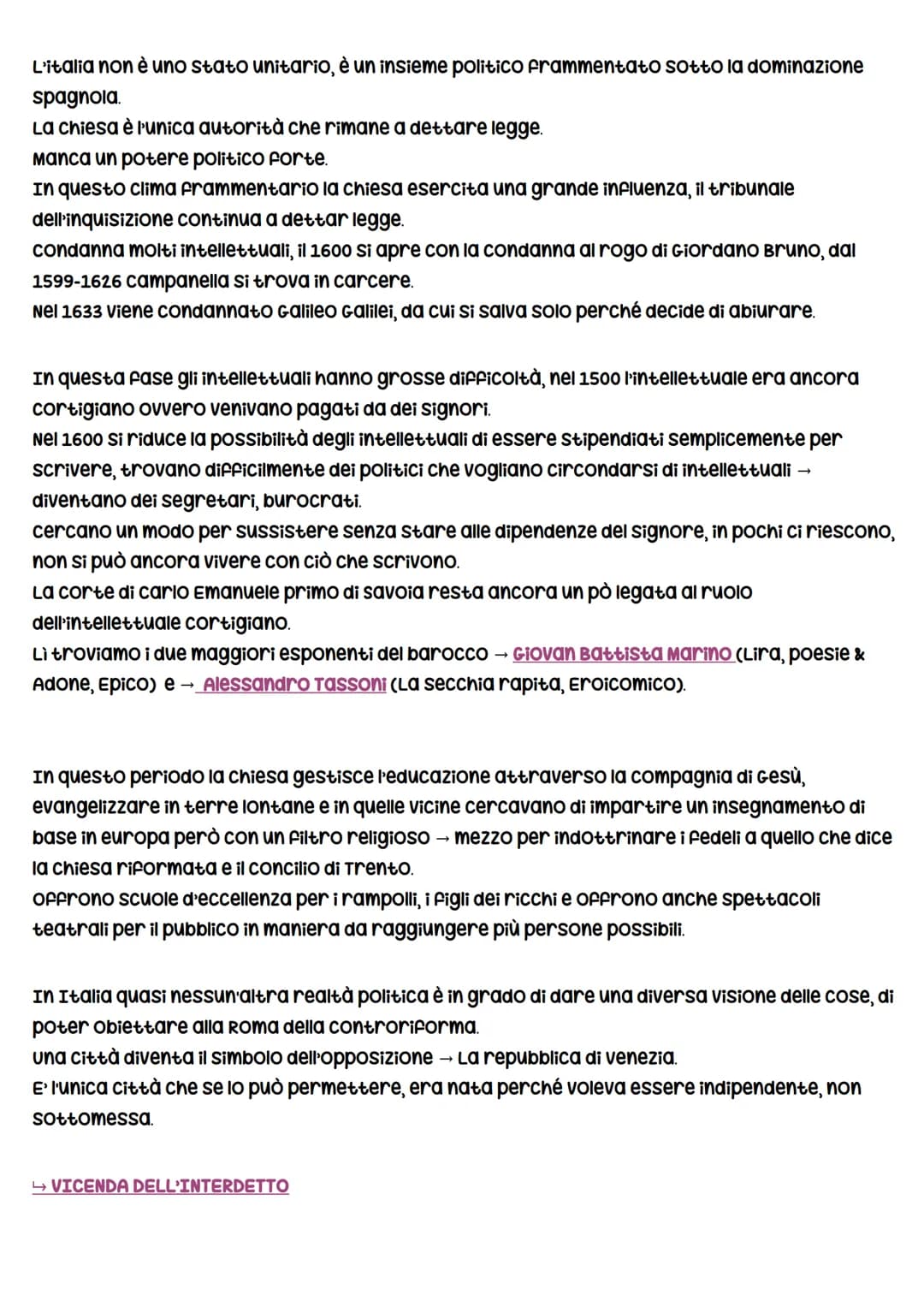 
<p>Il Barocco è un periodo storico-culturale che ha avuto inizio nel 1600. Questo periodo è caratterizzato da un profondo cambiamento di pe