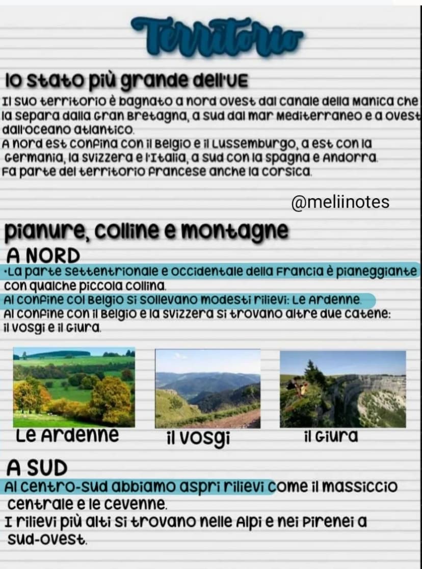 20 Territorio
lo stato più grande dell'UE
Il suo territorio è bagnato a nord ovest dal canale della manica che
la separa dalla Gran Bretagna