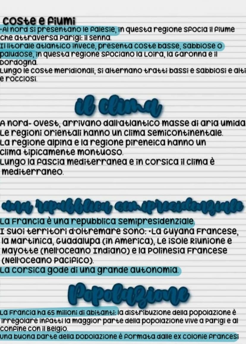 20 Territorio
lo stato più grande dell'UE
Il suo territorio è bagnato a nord ovest dal canale della manica che
la separa dalla Gran Bretagna