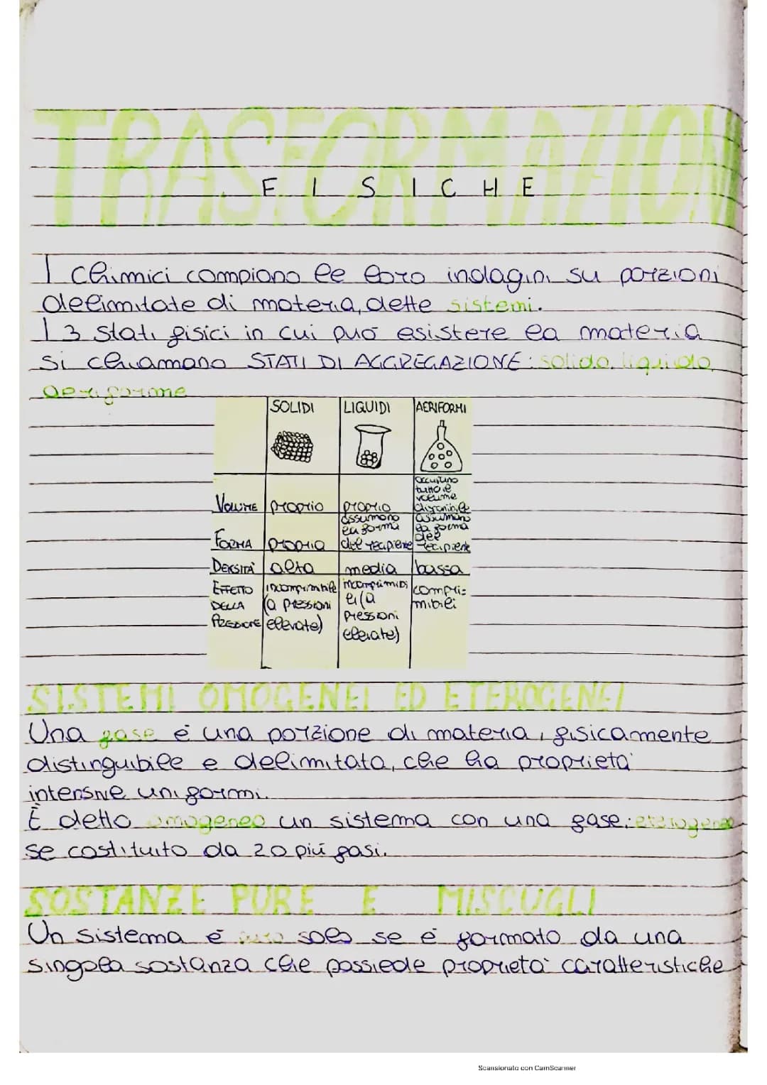 Trasformazioni Fisiche