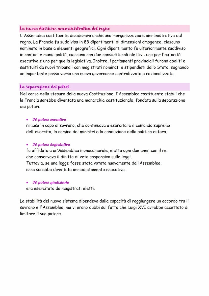 # La crisi dell'Antico regime in Francia

Nel Settecento la Francia si era caratterizzata per il potere monarchico assoluto, e il
sistema po