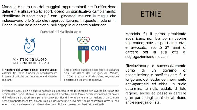 SPORT E
INTEGRAZIONE
Faccendini Alice - 2A Bio
料 LO SPORT COME STRUMENTO D'INTEGRAZIONE
Nelle scienze sociali, con il termine
integrazione s