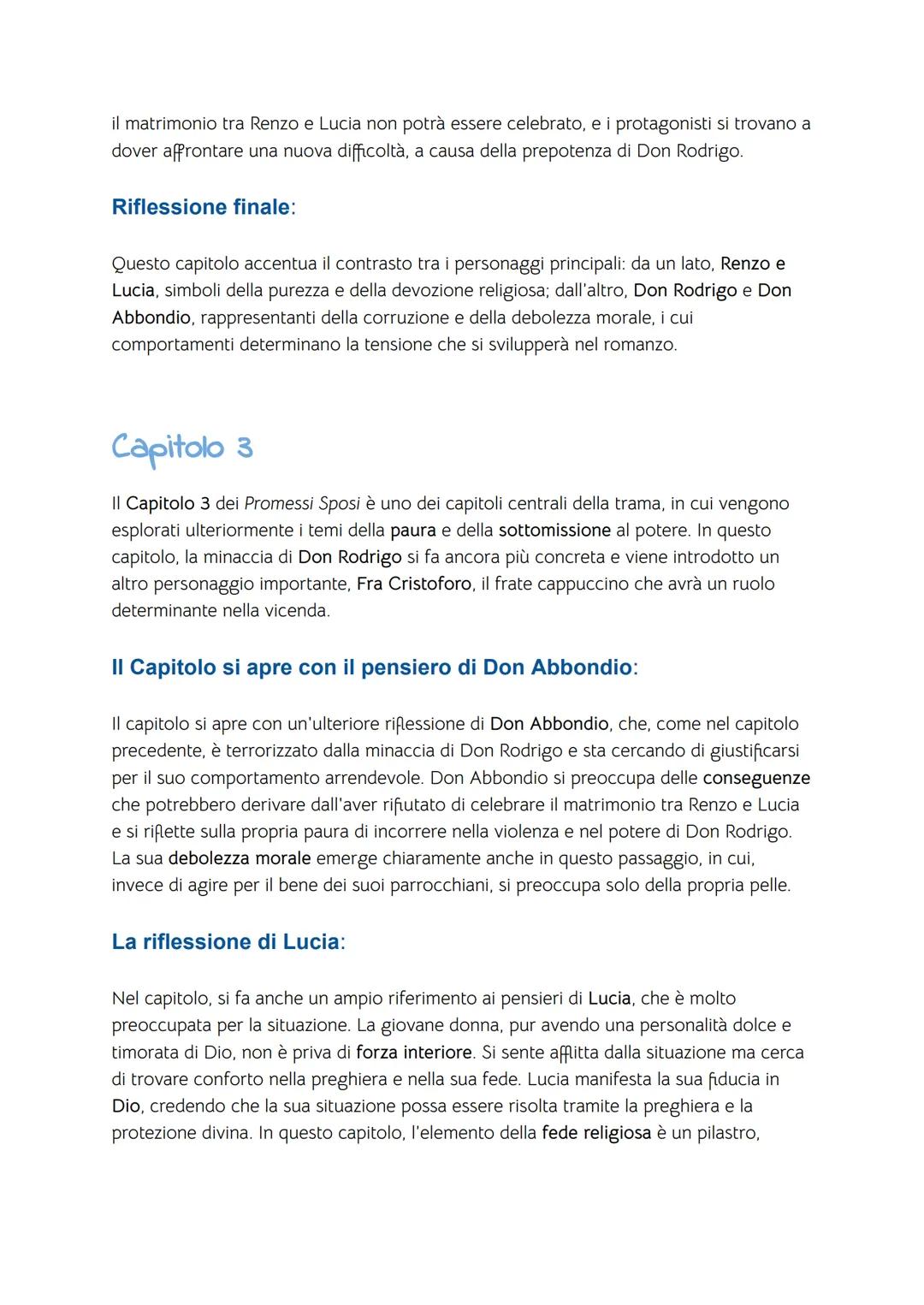 I promessi sposi
Capitolo 1
Il Capitolo 1 dei Promessi Sposi di Alessandro Manzoni introduce i due protagonisti
principali, Renzo Tramaglino