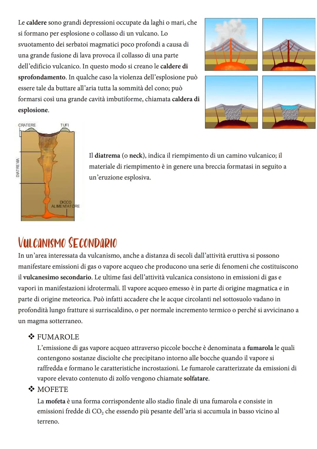 I VULCANI
Il vulcano, è un edificio formatosi grazie ad una
spaccatura nella crosta terrestre dalla quale esce il magma,
tramite il fenomeno