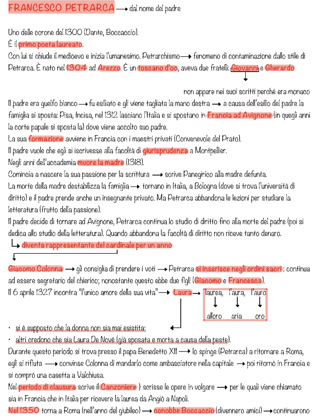 petrarca e boccaccio