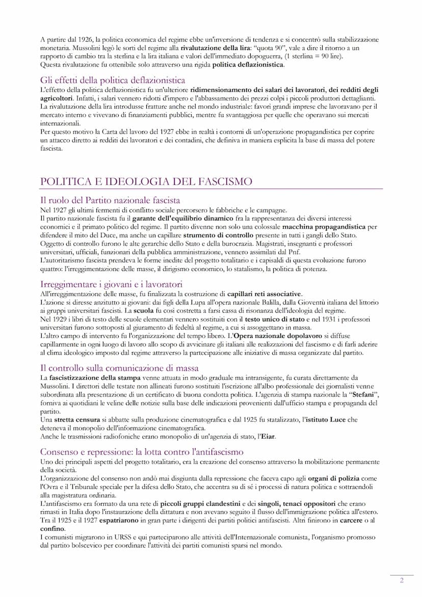 LA COSTRUZIONE DELLA DITTATURA FASCISTA IN ITALIA
Due regimi politici nuovi
Tra il 1921 e il 1922 si affermarono in Italia e in Russia due r