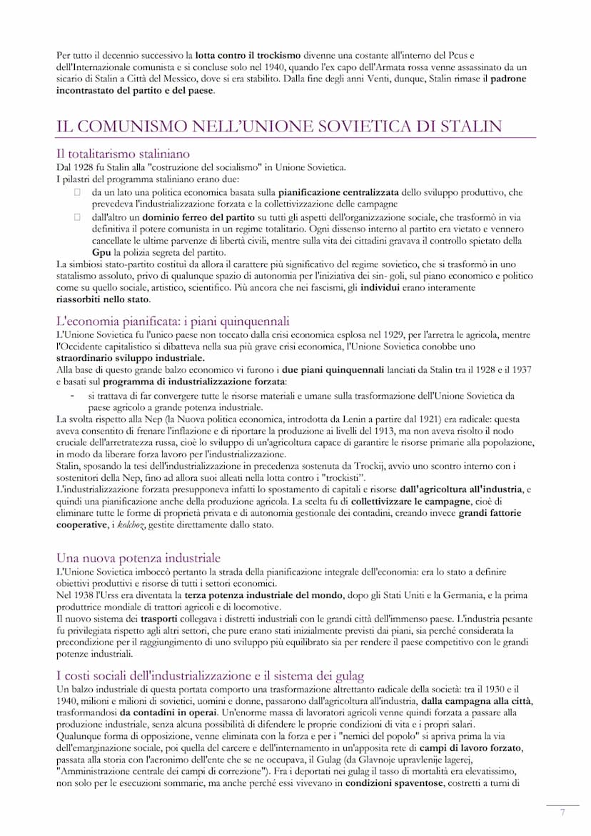 LA COSTRUZIONE DELLA DITTATURA FASCISTA IN ITALIA
Due regimi politici nuovi
Tra il 1921 e il 1922 si affermarono in Italia e in Russia due r
