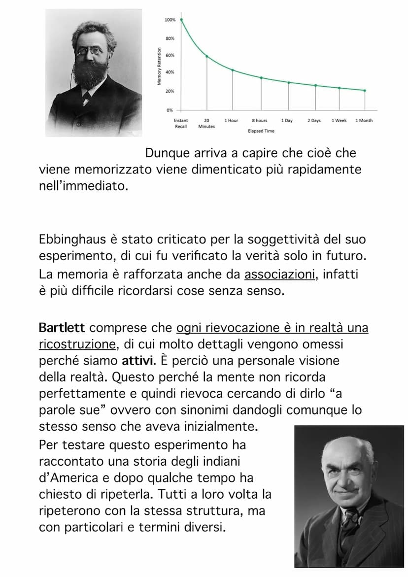 La memoria
La memoria è l'attività mentale con cui conserviamo
dati che poi recuperiamo quando ne abbiamo bisogno.
La memoria è sensoriale, 