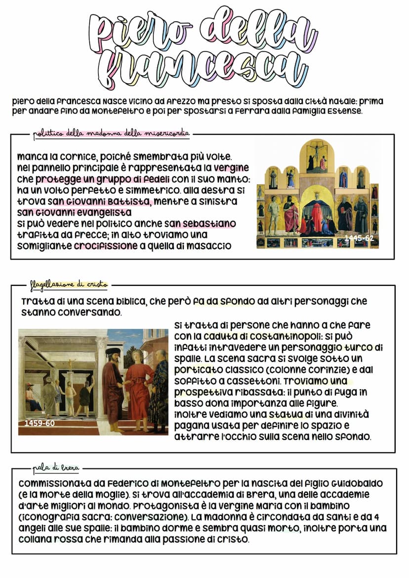 filippo lippi
Nasce da una famiglia molto povera, che lo manda nel convento di santa maria del
carmine, dove diventerà poi frate e assisterà