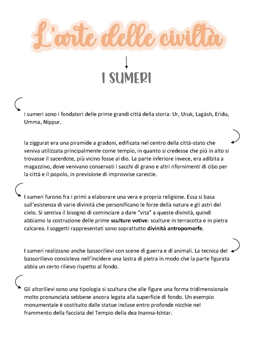 arte delle civiltà