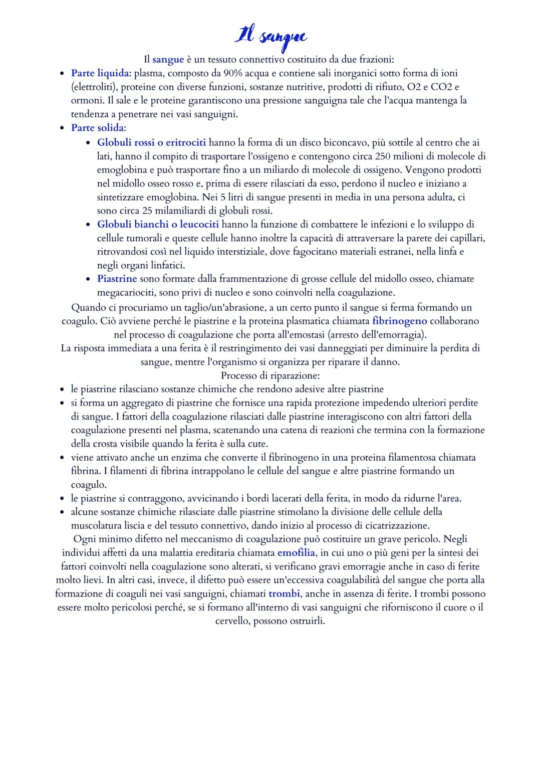 Il sistema cardiovascolare
Il sistema cardiovascolare è formato da un cuore (ovvero il muscolo cardiaco) e da un sistema di vasi
sanguigni (