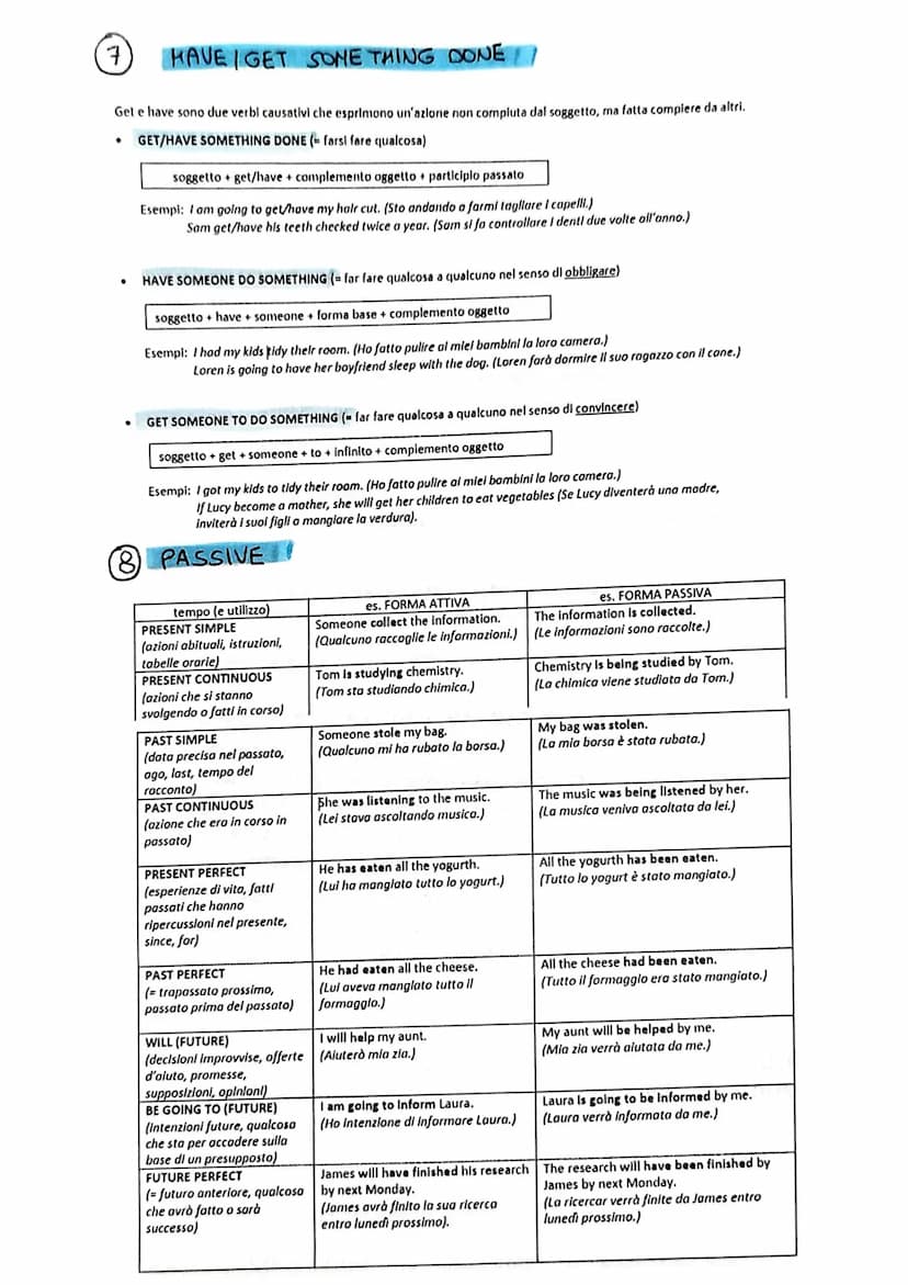 GRAMMATICA INGLESE LIVELLO B2
1 PAST TENSES
PAST SIMPLE
- AZIONI CONCLUSE NEL PASSATO
es. YESTERDAY I WENT OUT,
-THE WAR STOPPED IN 1945.
- 