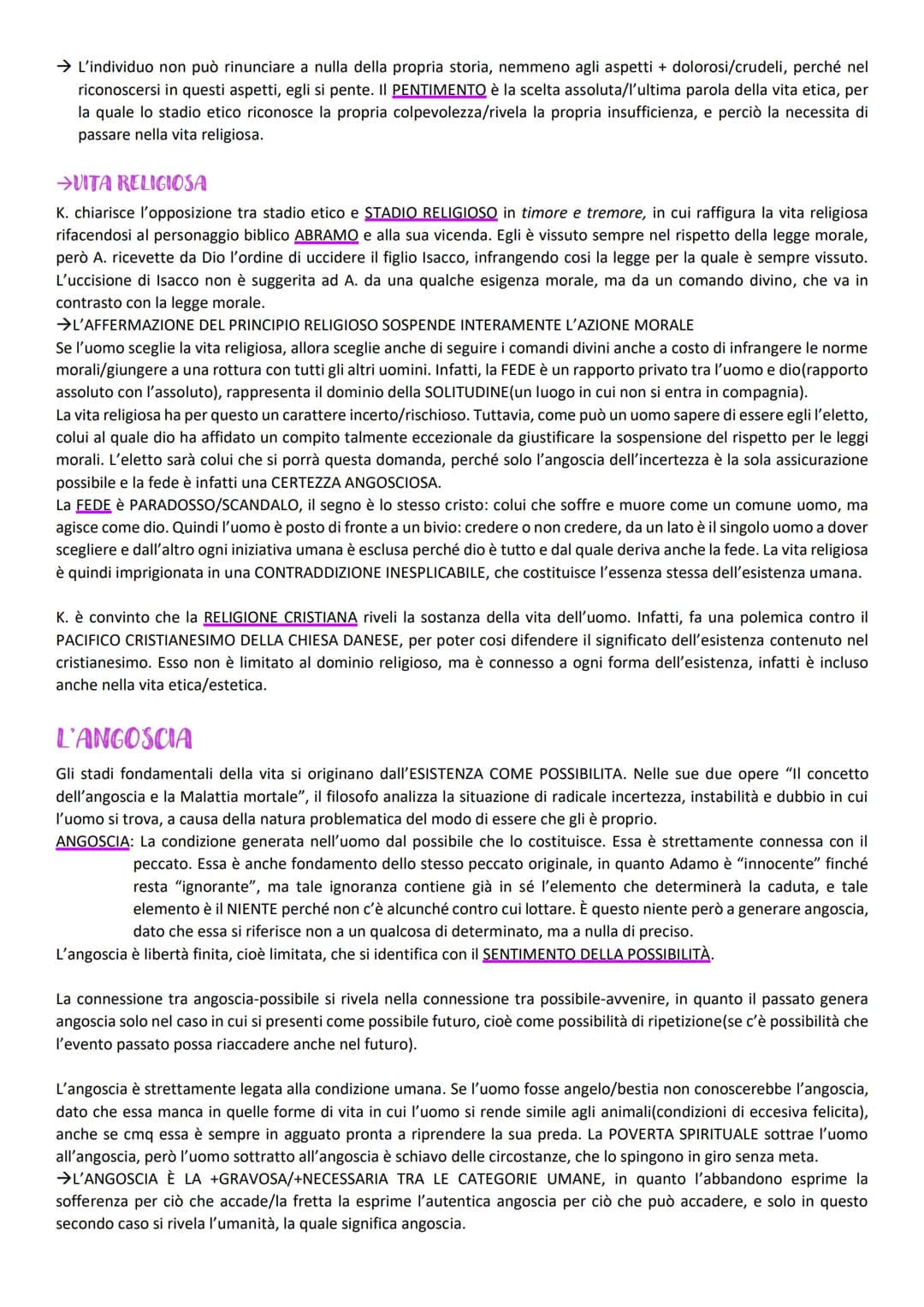 KIERKEGAARD
ESISTENZA COME POSSIBILITA/FEDE
Molti temi di K. sono in antitesi con i temi dell'idealismo romantico=
-la difesa della singolar