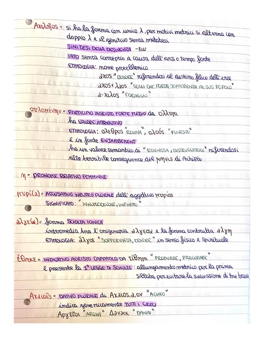Proemio Kiade
Μήνϊν ειδε Θεό πηλήϊαδέω Αχιλήξος
OU JO MĚ V MY M Mupi Axalois aλye' EOMKE,
πολλὰς δ᾿ ἀφθίμους ψυχὰς Ἄΐδι προϊσψέν
ηρώων, αυτο