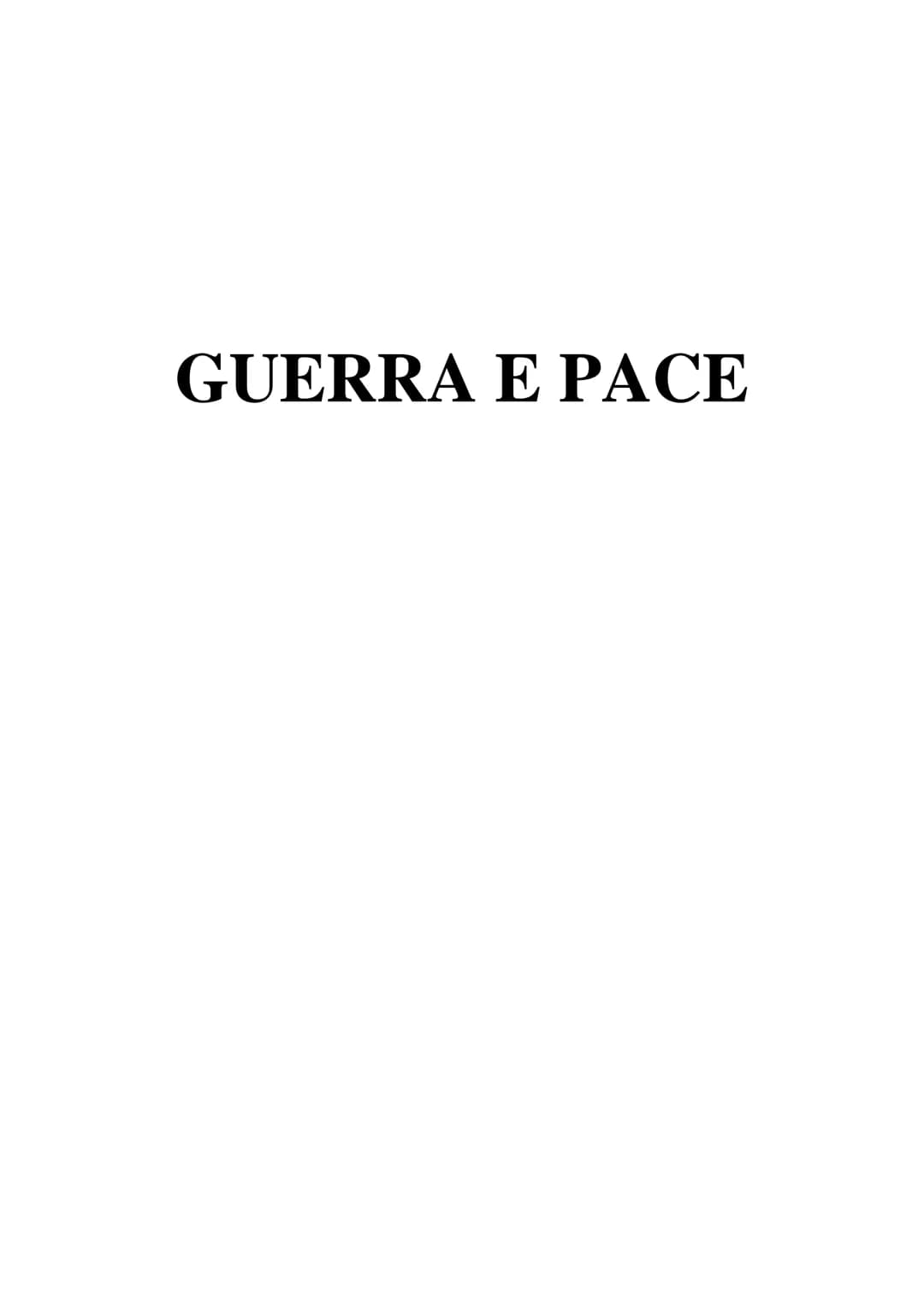 GUERRA E PACE Italiano
Clemente Rebora (1885- 1957)
Voce di vedetta morta: descrive in modo espressionistico i drammi della Prima guerra mon