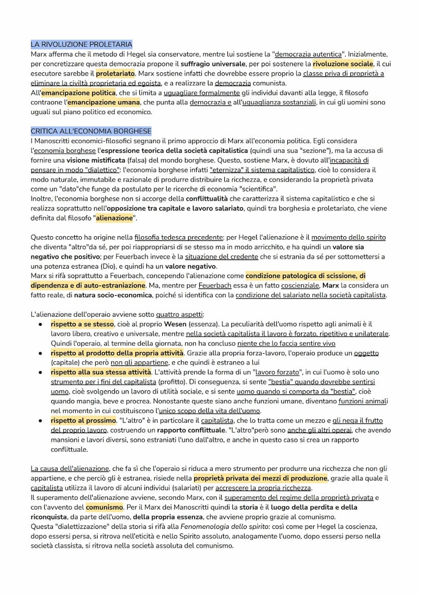 La sinistra hegeliana
Alla morte di Hegel (1831), tra i suoi discepoli si iniziarono a creare delle spaccature tra i "vecchi hegeliani"
(pri