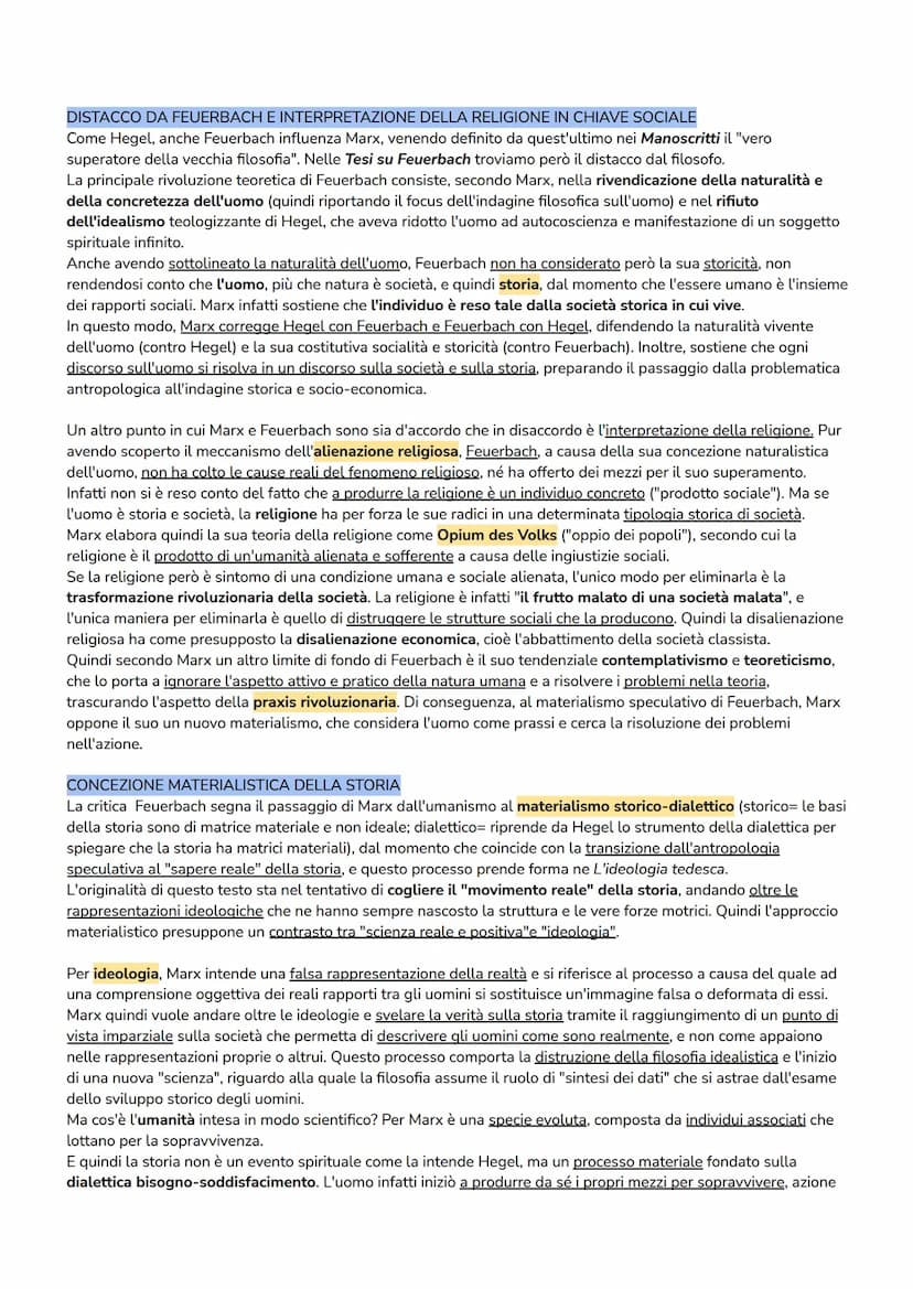 La sinistra hegeliana
Alla morte di Hegel (1831), tra i suoi discepoli si iniziarono a creare delle spaccature tra i "vecchi hegeliani"
(pri