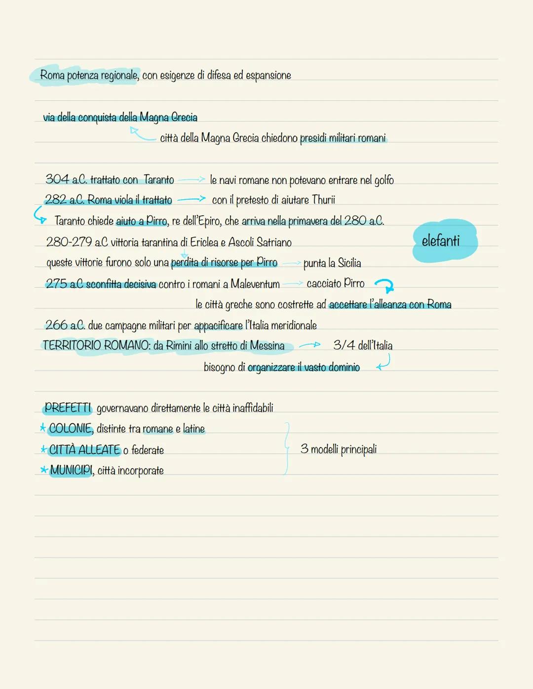 Le guerre sannitiche
Dopo l'invasione gallica 390 a.C. Roma attraversa un periodo difficile,
ma con il trattato con i latini, il foedus Cass