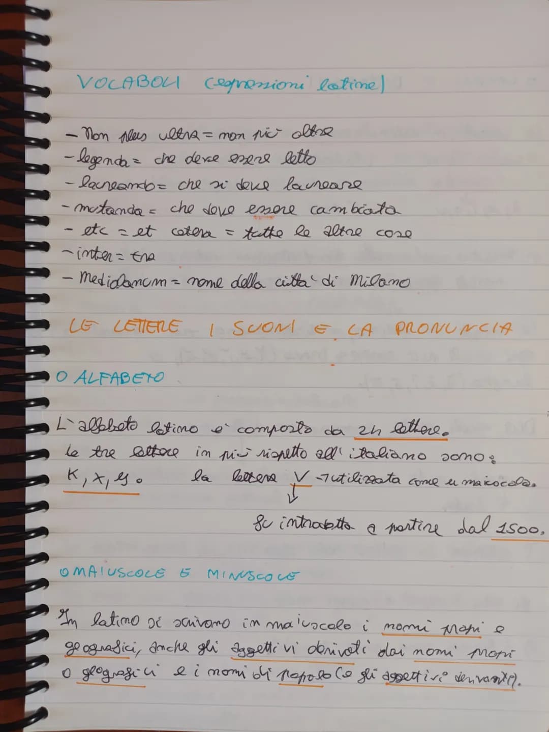 VOCABOLI (expressioni latime)
- Non plus ultra = non più oltre
- legenda = che deve essere letto
- lacneando= che si deve laurease
- mutanda
