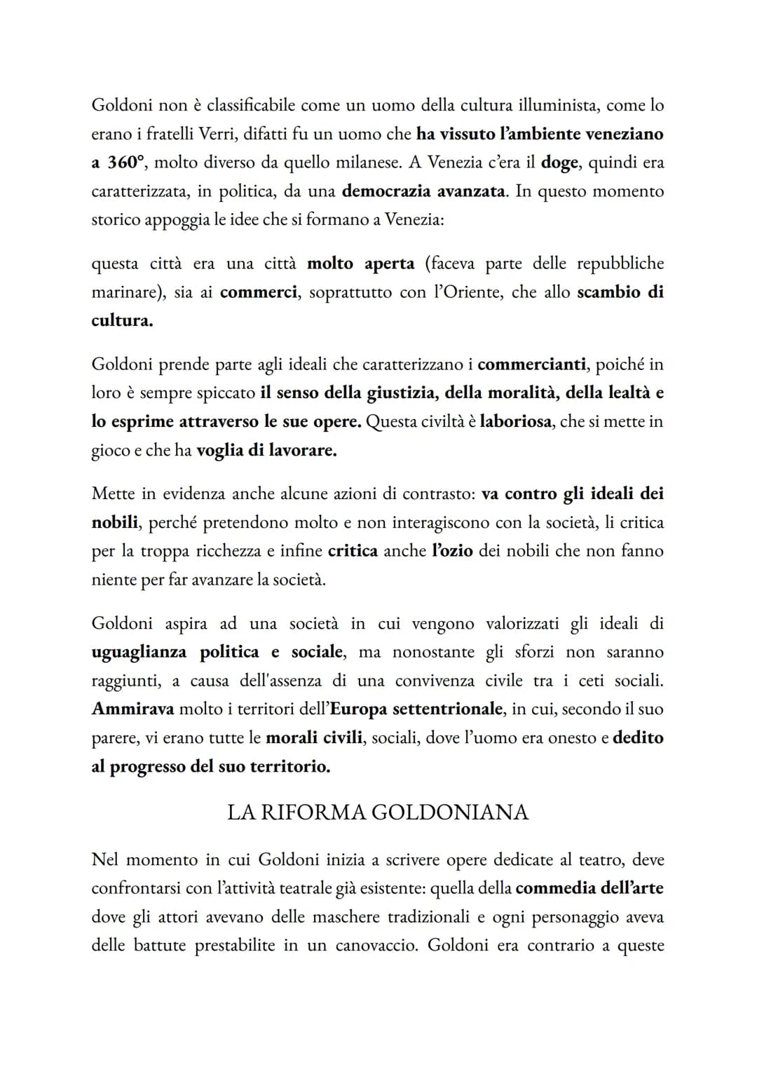 CARLO GOLDONI
Carlo Goldoni è nato a Venezia nel 1707 da una famiglia borghese, il padre era
un medico e insieme viaggeranno in tutta Europa