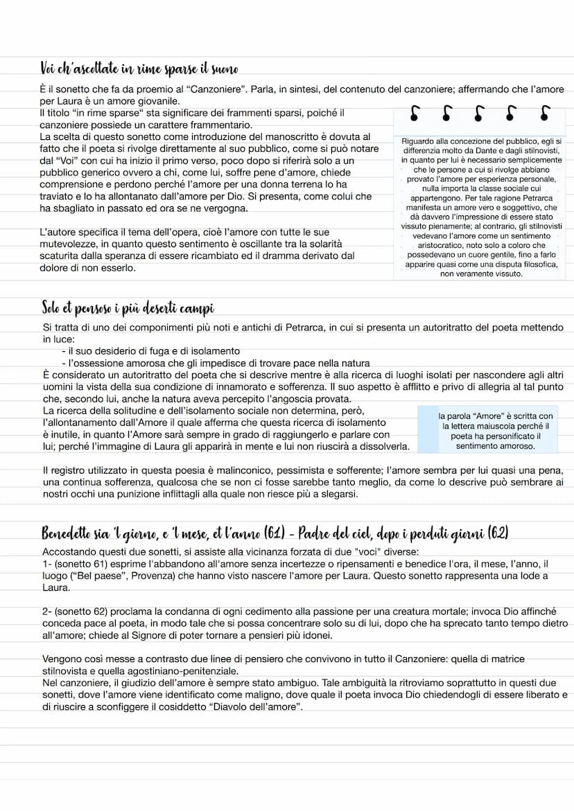 Francesco Petrarca: ANTICIPATORE DELL'UMANESIMO
Nacque ad Arezzo nel 1304; era il primogenito di un notaio di origine fiorentina il quale fu