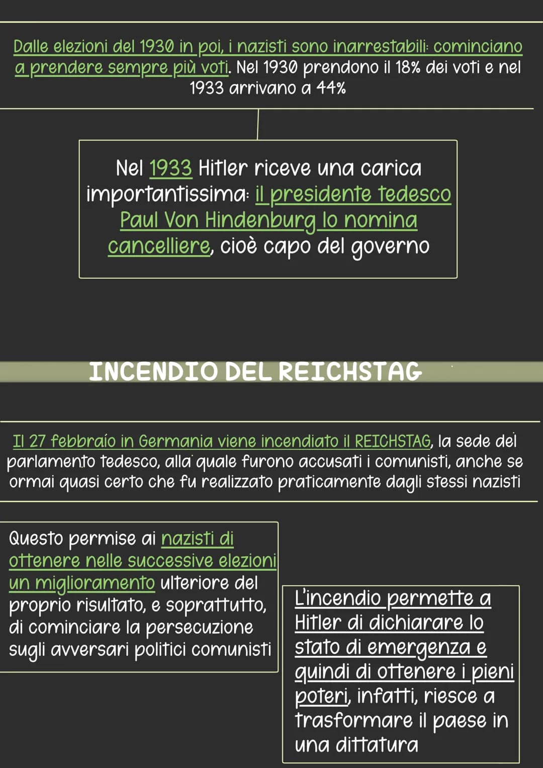 Il nazismo
Alla fine della prima guerra mondiale, i trattati di pace che sono stati imposti
alla Germania erano dei trattati di pace-punitiv