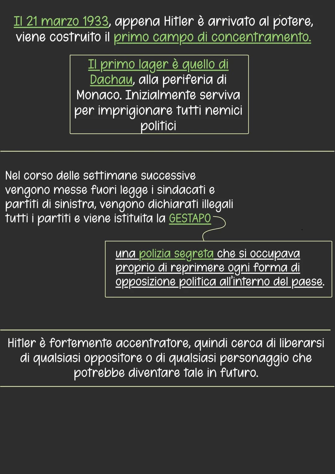 Il nazismo
Alla fine della prima guerra mondiale, i trattati di pace che sono stati imposti
alla Germania erano dei trattati di pace-punitiv