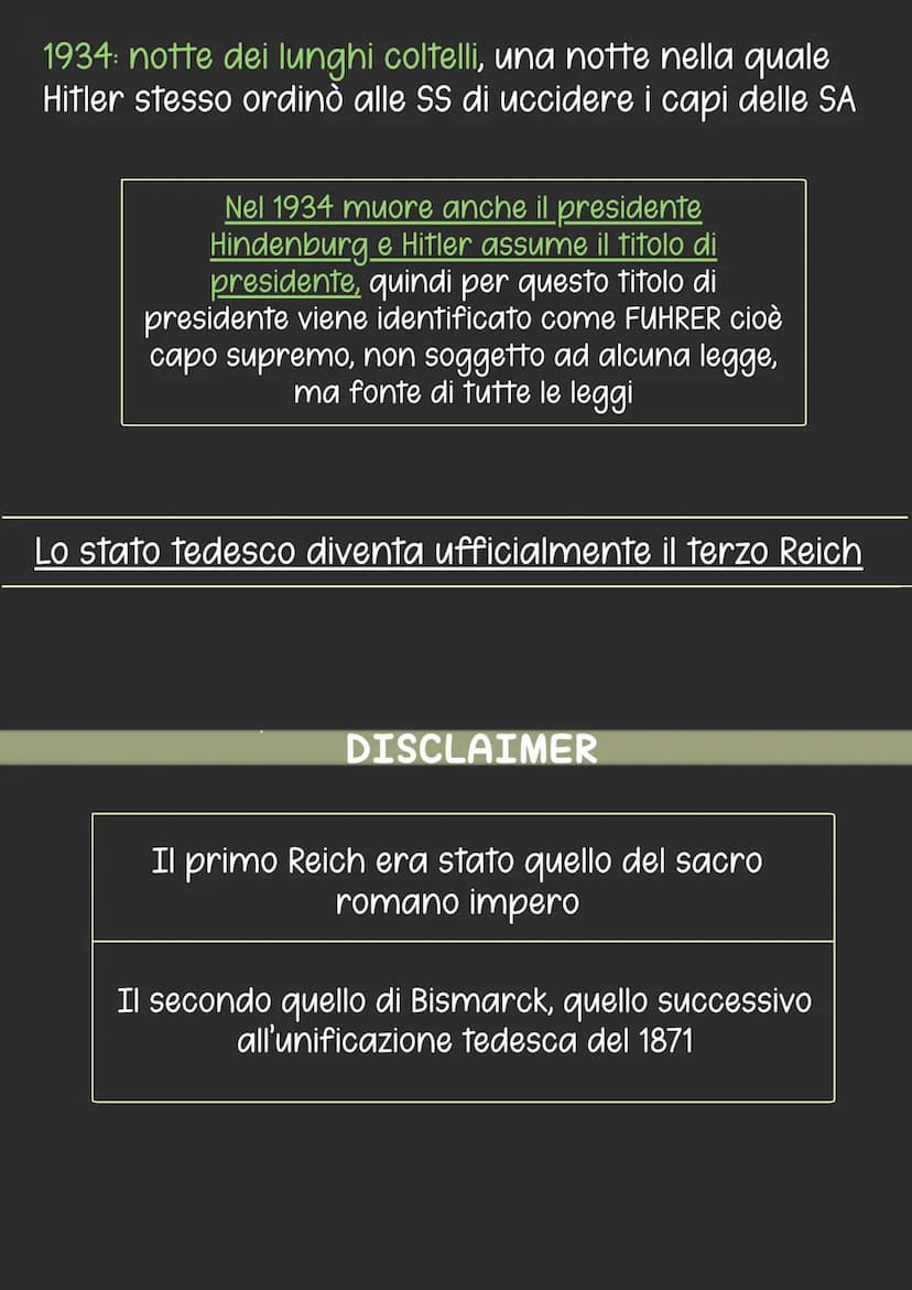 Il nazismo
Alla fine della prima guerra mondiale, i trattati di pace che sono stati imposti
alla Germania erano dei trattati di pace-punitiv