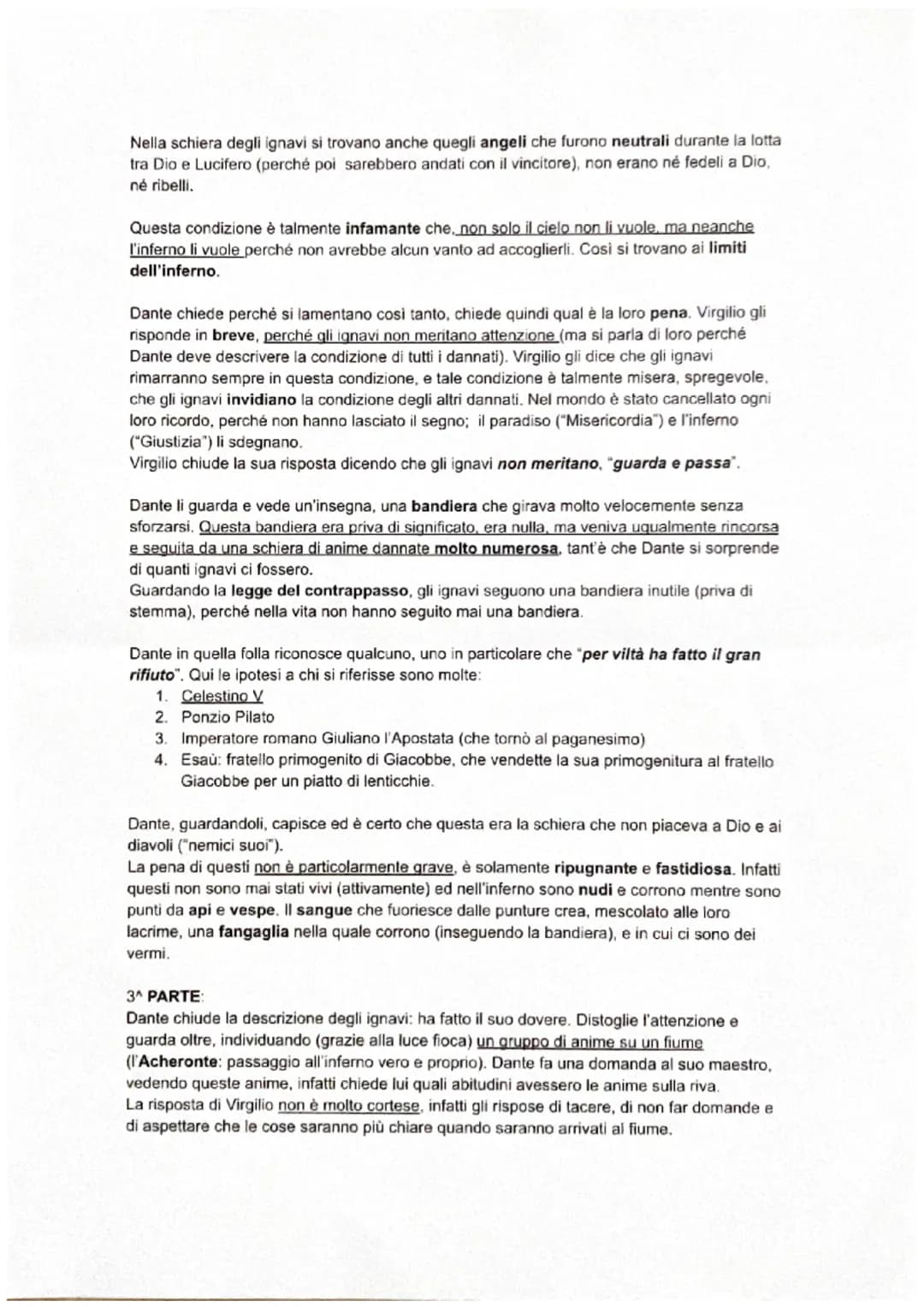 CANTO III
II III canto è diviso in 3 parti:
1. Si parla della porta dell'inferno
2. Si parla degli ignavi
3. Si parla di Caronte
1^ PARTE:
D
