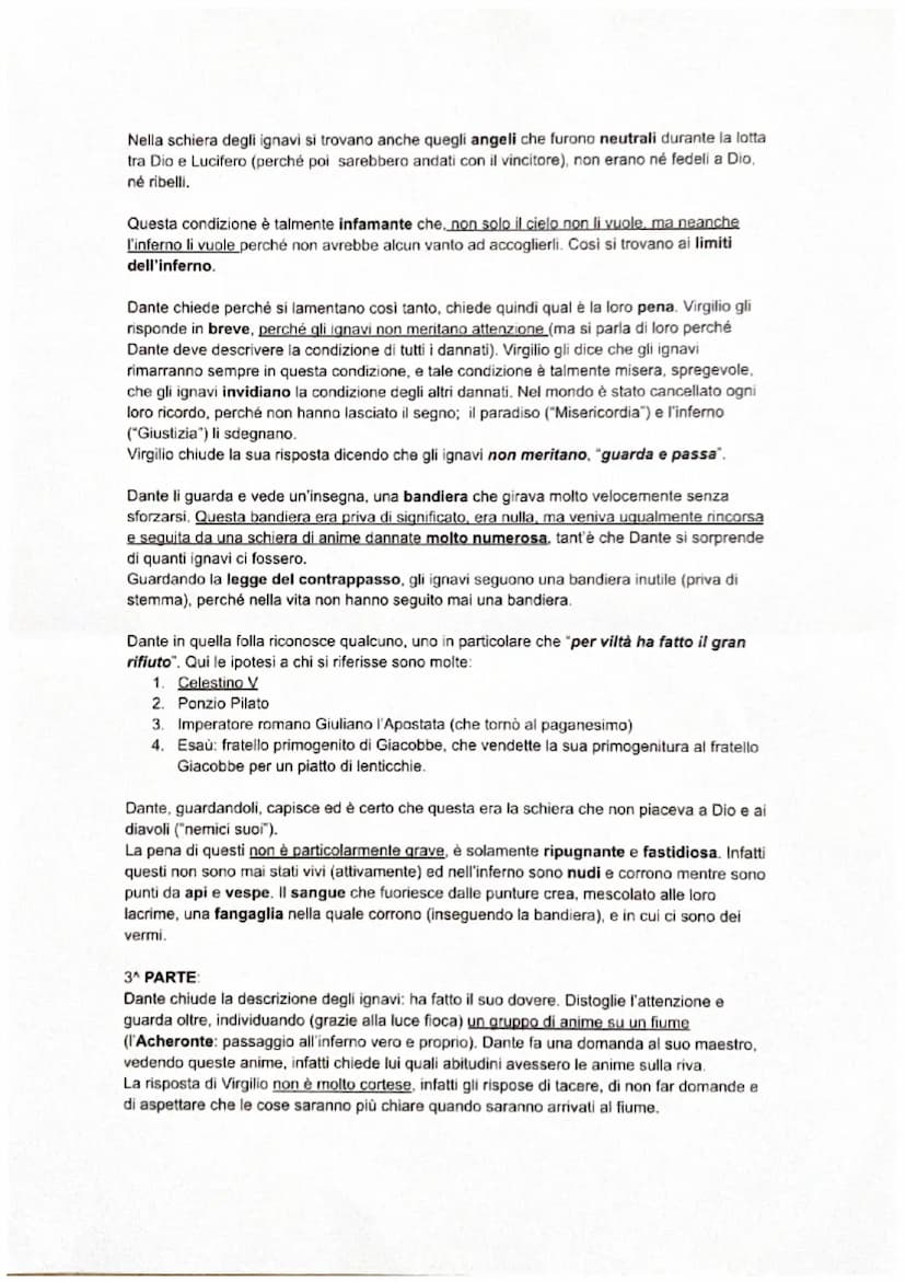 CANTO III
II III canto è diviso in 3 parti:
1. Si parla della porta dell'inferno
2. Si parla degli ignavi
3. Si parla di Caronte
1^ PARTE:
D