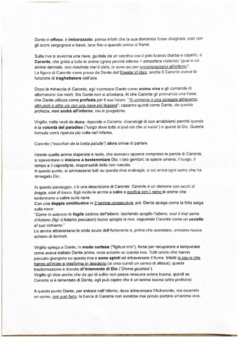 CANTO III
II III canto è diviso in 3 parti:
1. Si parla della porta dell'inferno
2. Si parla degli ignavi
3. Si parla di Caronte
1^ PARTE:
D