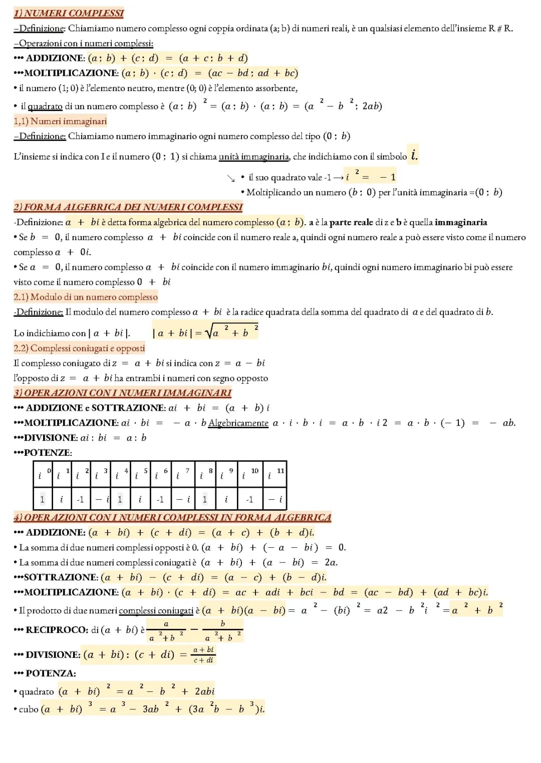 numeri complessi
