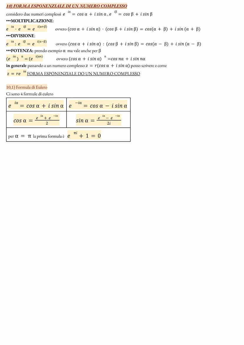 1) NUMERI COMPLESSI
-Definizione: Chiamiamo numero complesso ogni coppia ordinata (a; b) di numeri reali, è un qualsiasi elemento dell'insie