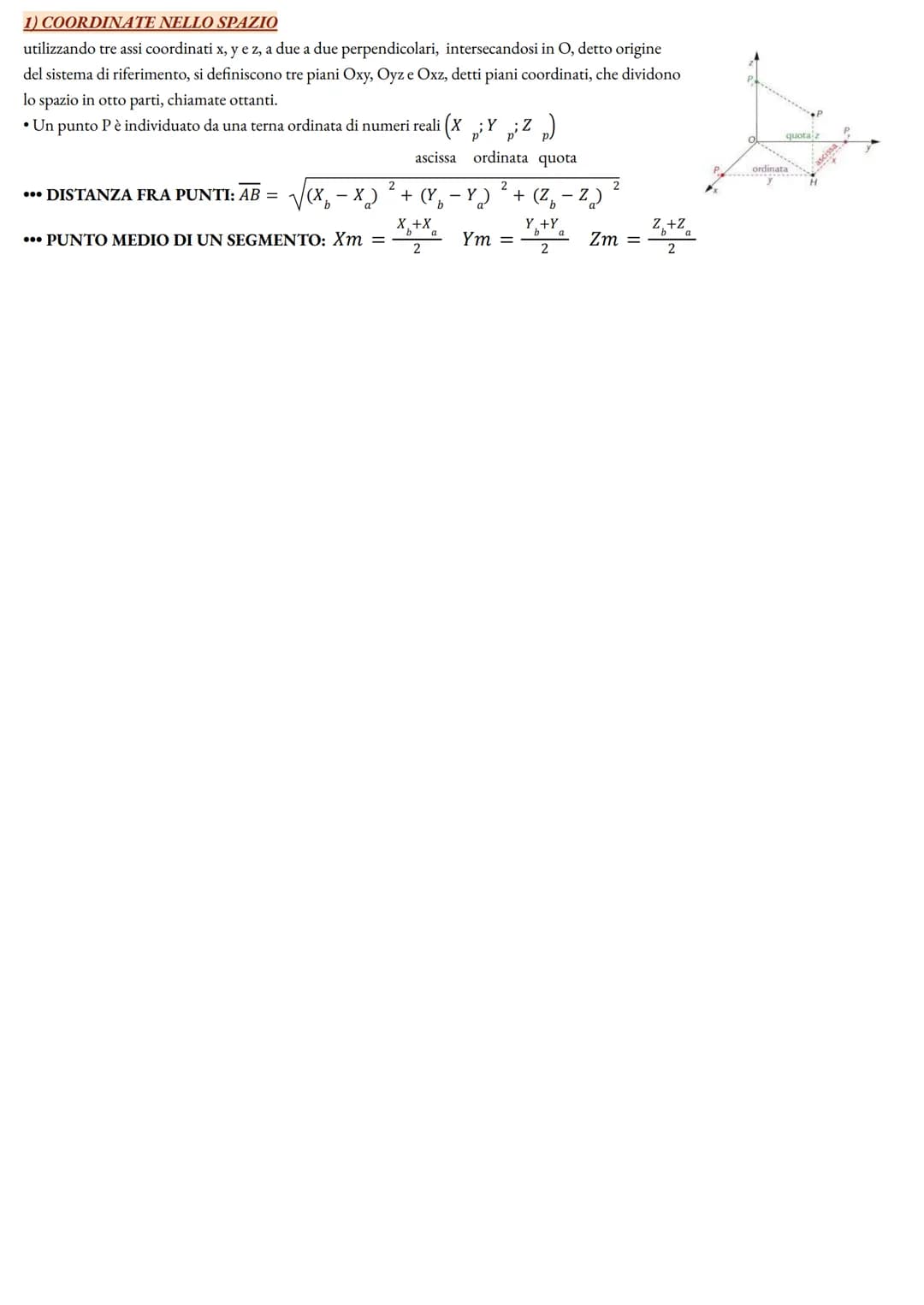 1) NUMERI COMPLESSI
-Definizione: Chiamiamo numero complesso ogni coppia ordinata (a; b) di numeri reali, è un qualsiasi elemento dell'insie