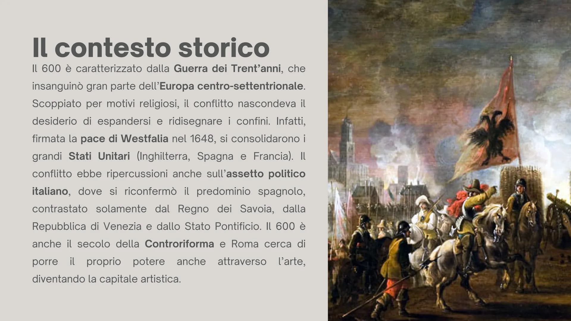 il Barocco
Bernini e
Borromini
Presentazione di David Cotea, Dea Feliciangeli ed Emanuela
Incitti, IVB. 66
In queste slide andremo ad analiz