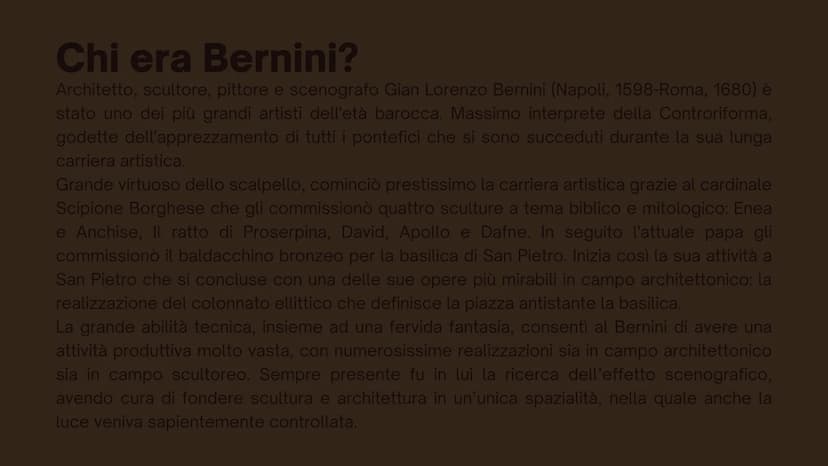il Barocco
Bernini e
Borromini
Presentazione di David Cotea, Dea Feliciangeli ed Emanuela
Incitti, IVB. 66
In queste slide andremo ad analiz