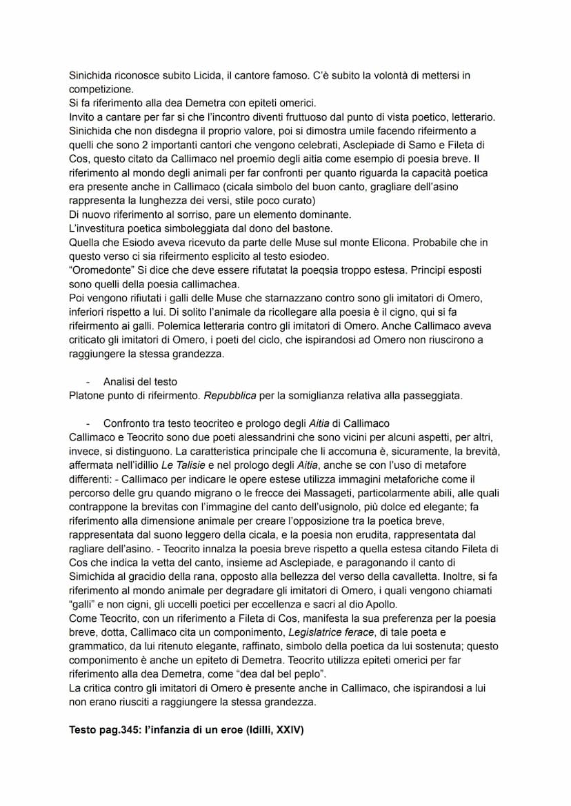 Teocrito
Nasce intorno al 315 a.C. Muore intorno al 260 a.C.
Per quanto riguarda le sue origini pare che la sua patria sia stata Siracusa. P