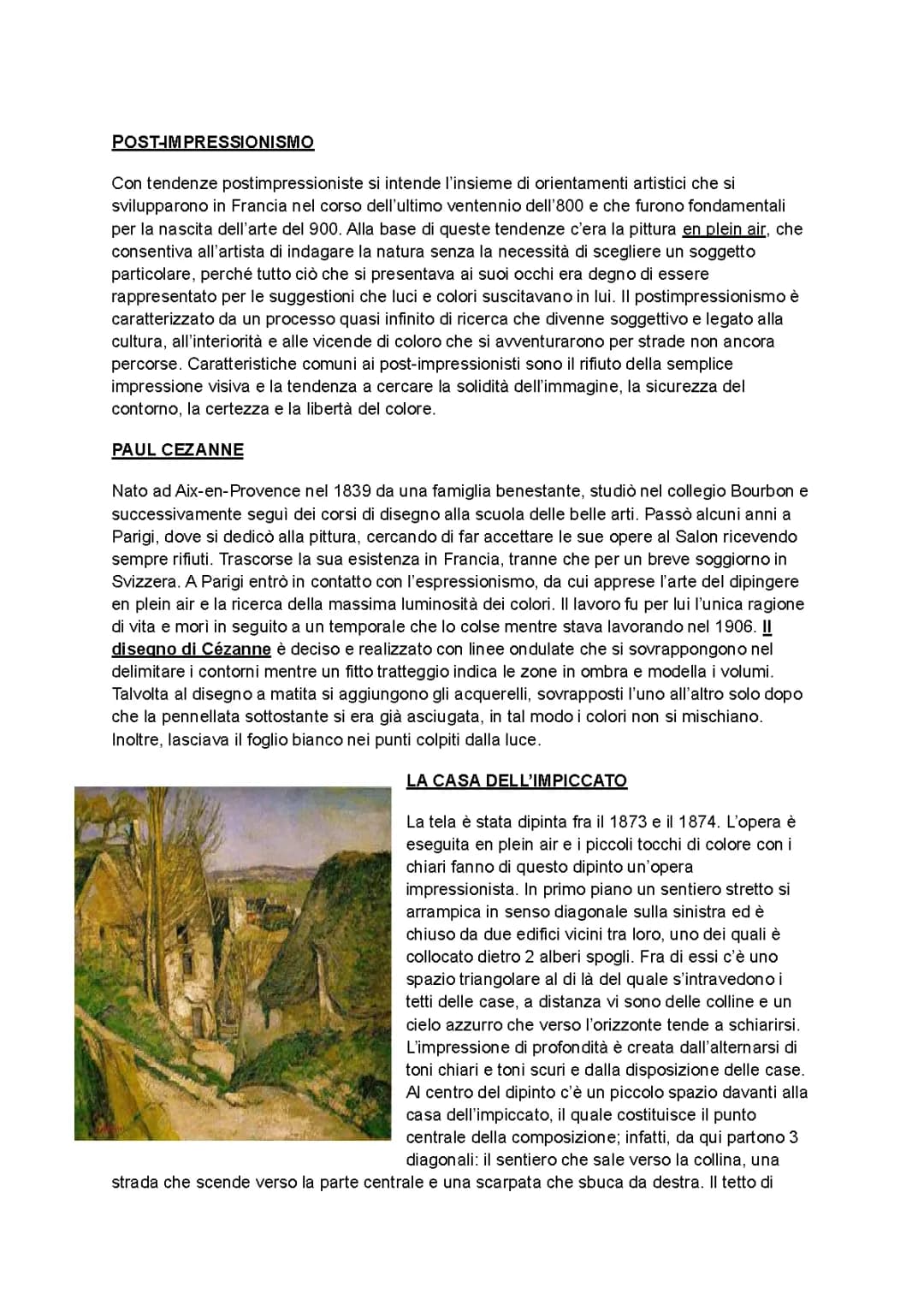 POST-IMPRESSIONISMO