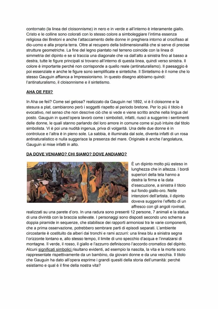 POST-IMPRESSIONISMO
Con tendenze postimpressioniste si intende l'insieme di orientamenti artistici che si
svilupparono in Francia nel corso 