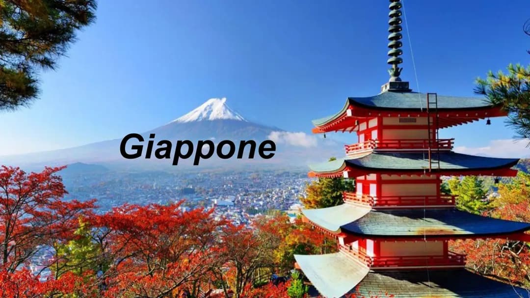 Presentazione sul Giappone per le scuole medie