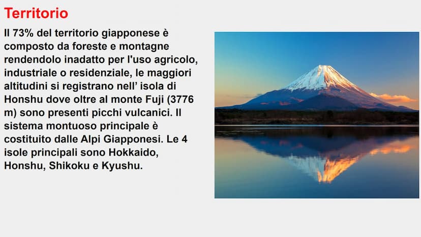 Giappone
PRATITE confina:
Il giappone è un arcipelago
formato da circa 3000 isole e confina:
●
Nord
Sud
Est
Ovest
Sud-ovest
→
➜
Mar di Ohots