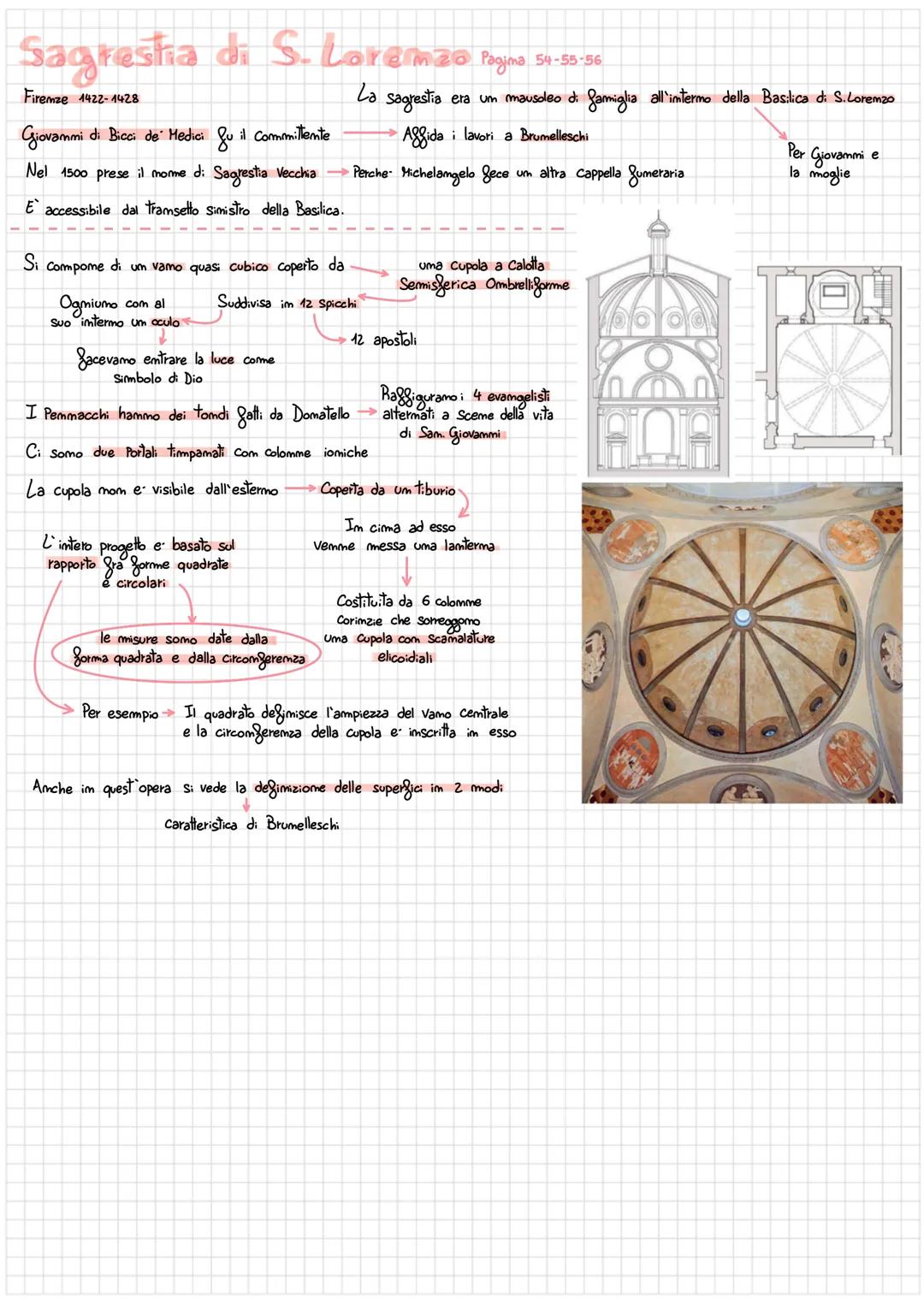 # Brumelleschi Pagina 48

Nasce mel 1377 a Firemze e muore mel 1446

E' il primo architetto del Rimascimento

Le sue caratteristiche Zomdame