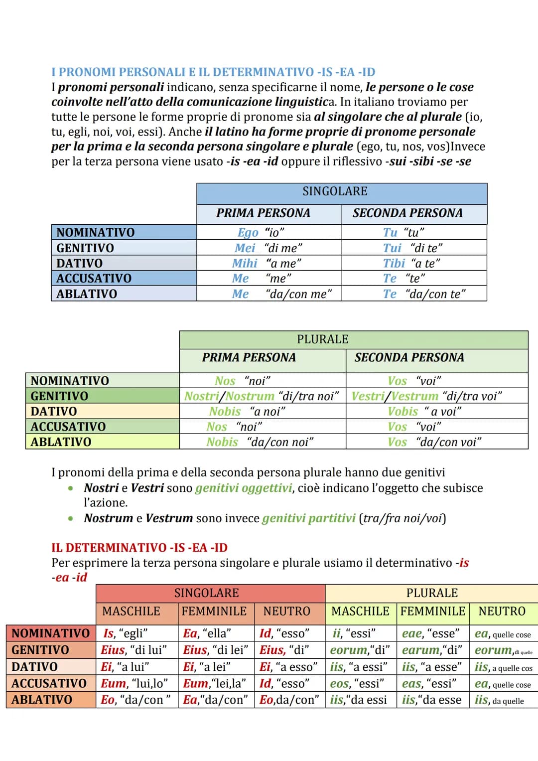 Guida alle Declinazioni e Coniugazioni Latine: Schemi e PDF