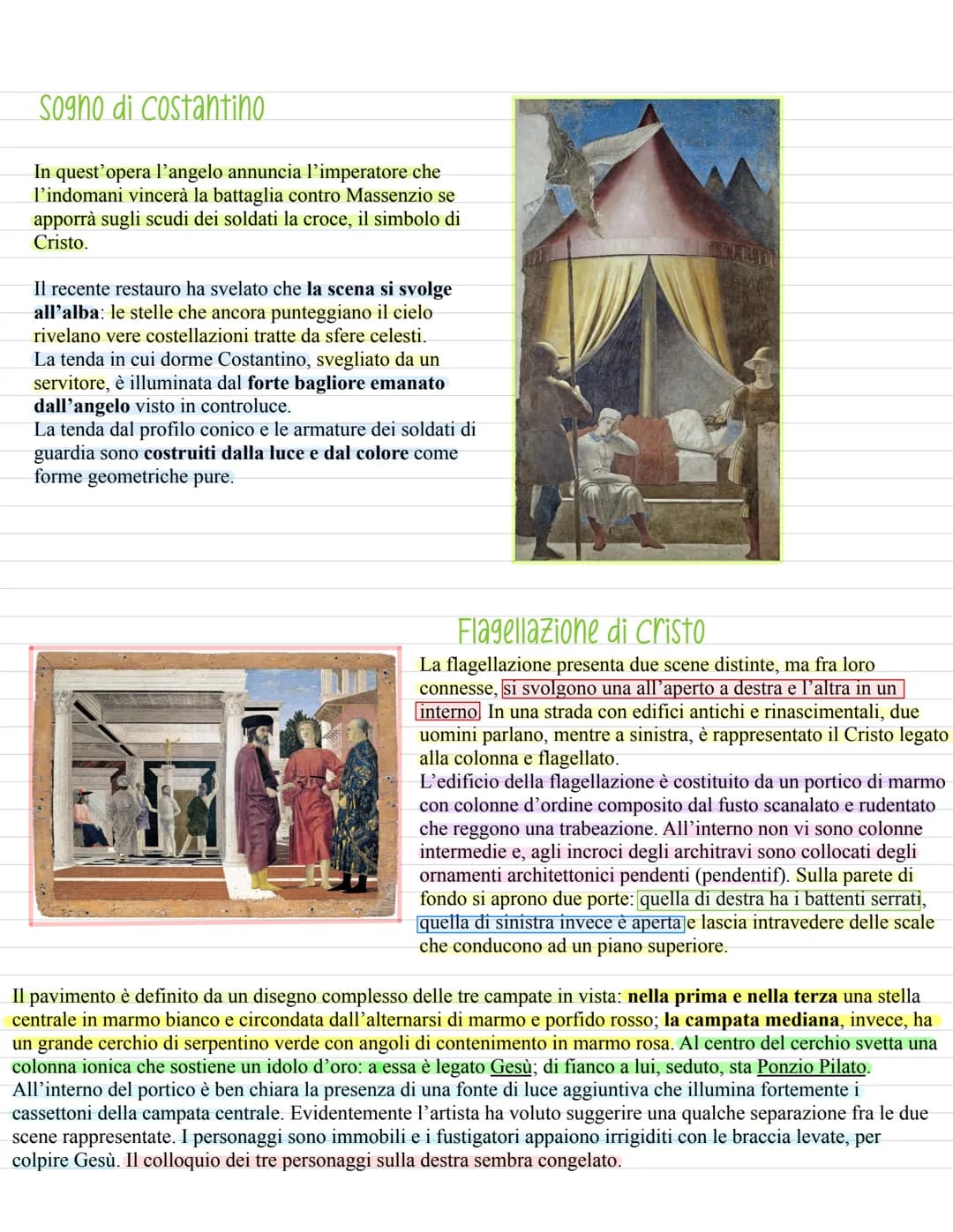 PIERO DELLA FRANCESCA
In Piero della Francesca, massimo artista intellettuale di Rinascimento, gli interessi scientifici teorici sono messi
