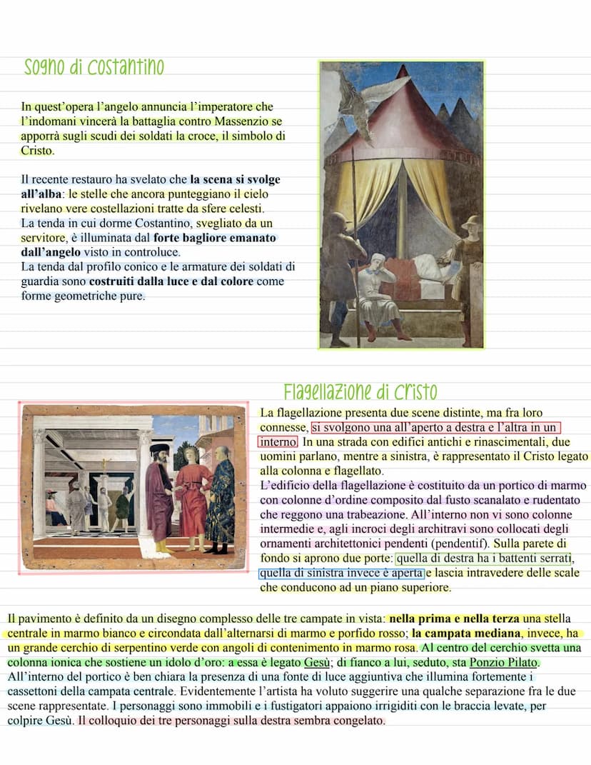 PIERO DELLA FRANCESCA
In Piero della Francesca, massimo artista intellettuale di Rinascimento, gli interessi scientifici teorici sono messi
