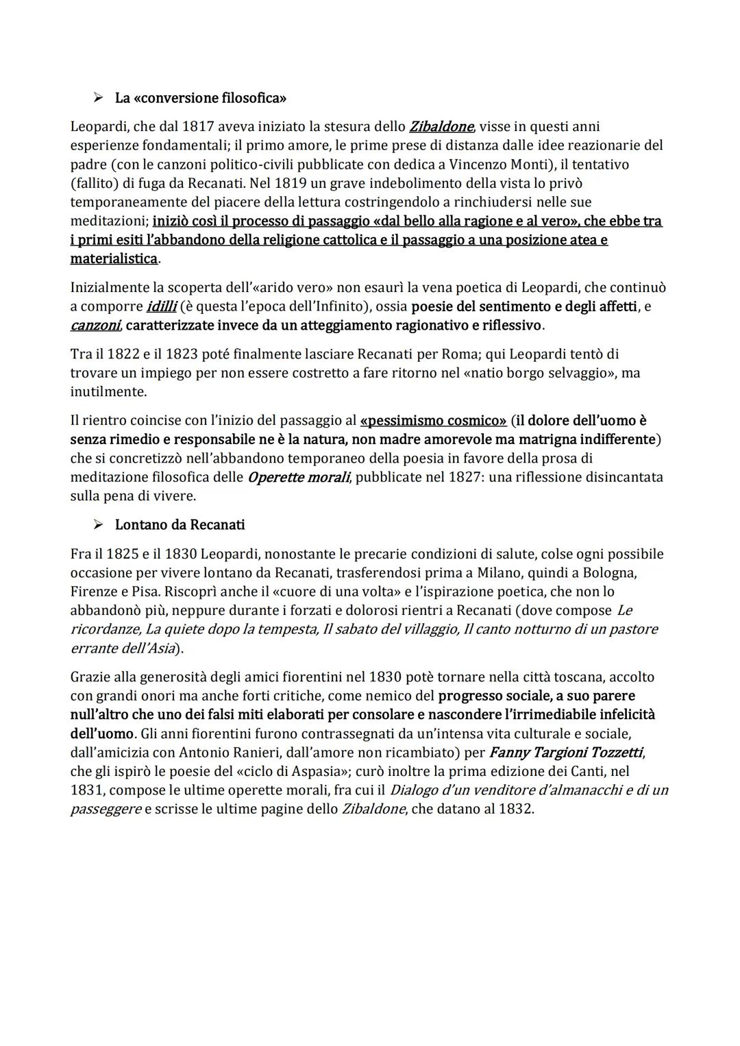 # LEOPARDI

*   Spunti sull'autore

## Il poeta della vita

Leopardi, in versi come in prosa, ha trovato gli accenti più intensi e al tempo 