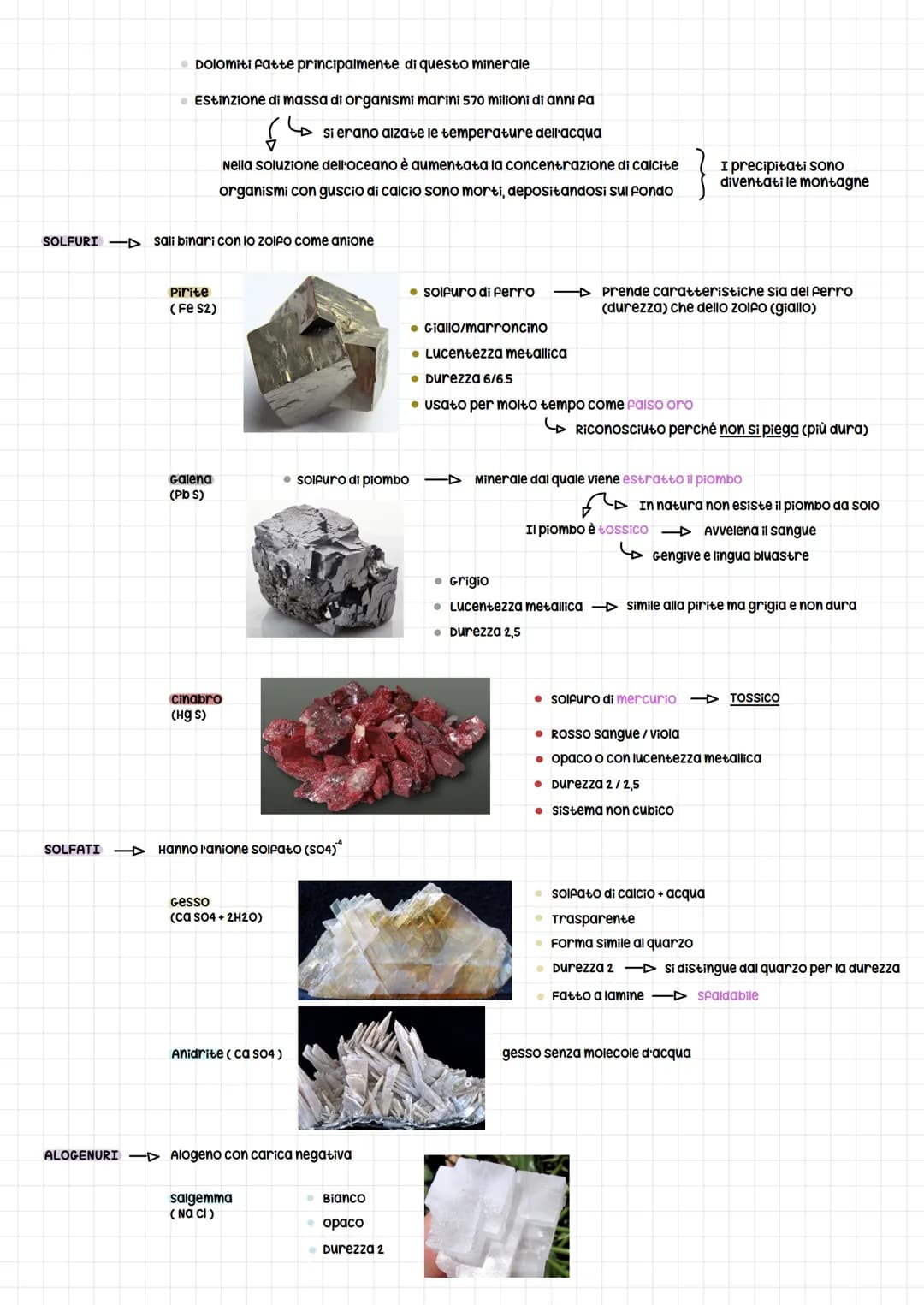 I minerali sono dei corpi inorganici che hanno una composizione chimica definita o variabile entro un certo limite
Gli atomi si organizzano 